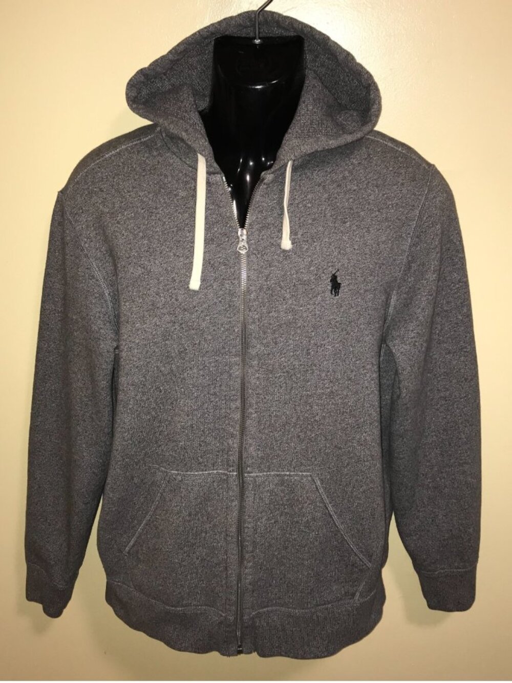 Men's Polo Ralph Lauren Thermal Hood Full Zip Fleece Hoodie -Size L
